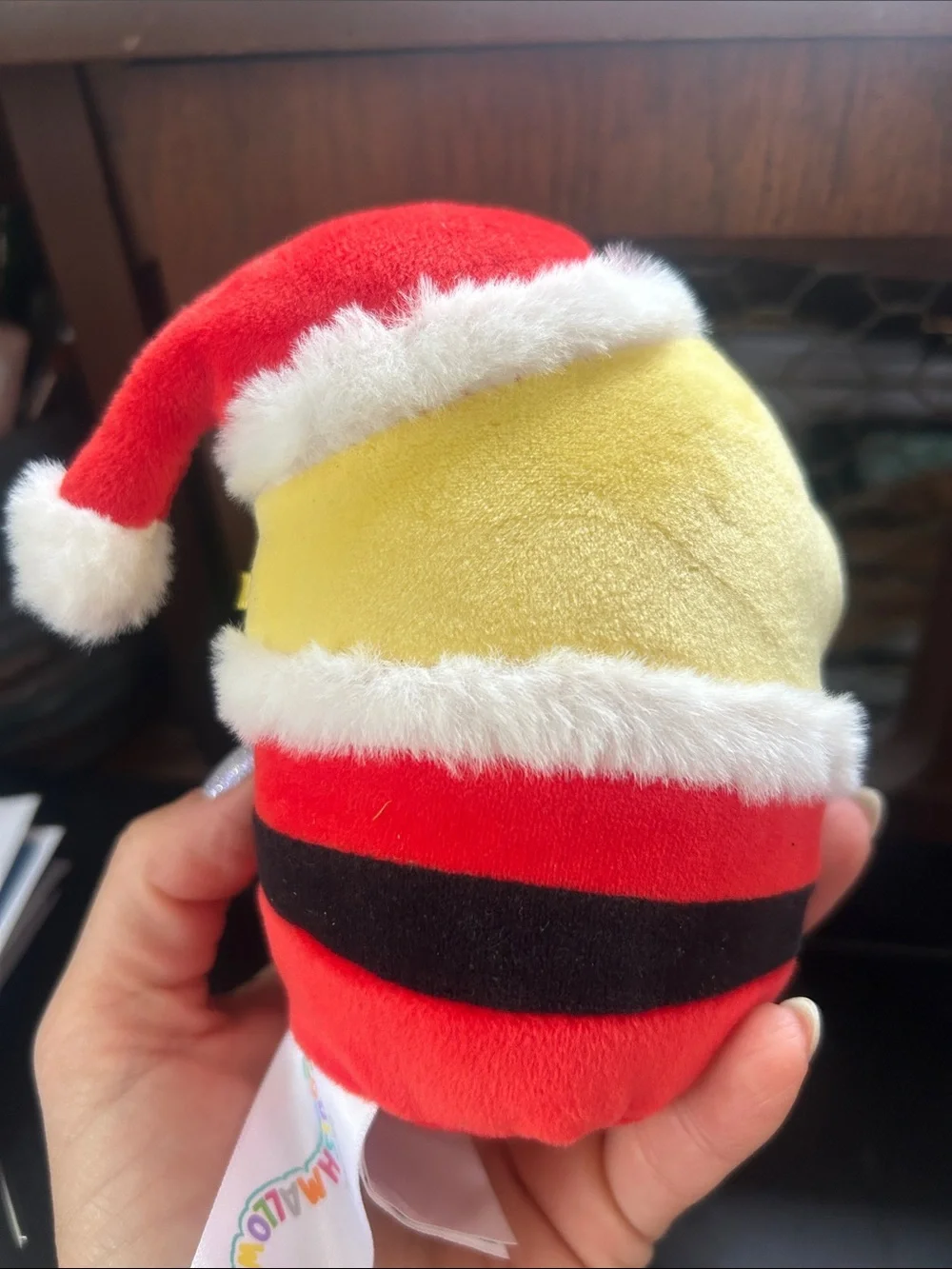 Squishmallows Floyd French fry Red and Black Striped Plush